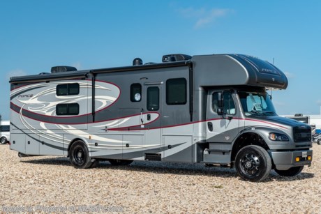 6-24-21 &lt;a href=&quot;http://www.mhsrv.com/other-rvs-for-sale/dynamax-rv/&quot;&gt;&lt;img src=&quot;http://www.mhsrv.com/images/sold-dynamax.jpg&quot; width=&quot;383&quot; height=&quot;141&quot; border=&quot;0&quot;&gt;&lt;/a&gt;  MSRP $311,826. The All New 2021 Dynamax Force 37BH HD Super C is approximately 39 feet 2 inch in length with 2 slides, bunk beds, a Cummins ISL 8.9 liter (350HP &amp; 1,150 ft.-lbs. of torque) engine coupled with the incredible Allison 3200 TRV transmission. A few other exciting upgrades on the Force HD include upgraded window treatments, DVD players on the bunk model, brake controller, (2) 4D batteries and color-coordinated solid surface countertops in the kitchen, bath &amp; even the bedroom nightstands. This amazing Super C also features the Black Out Package which includes black side mirrors, rock guard, wheels, headlight bezels, exterior grab handle trim, custom C9 grill and vents. Additional options include tire pressure monitoring system, washer/dryer, driver and passenger swivel seat, powered reclining theater seats IPO sofa, entertainment center with 50&quot; LED TV and fireplace IPO loveseat and cab-over TV, Innomax adjustable comfort digital smart bed, JBL premium cab sound system, Mobileye collision avoidance system, in-dash Garmin RV navigation system, and solar panels with amp controller. The 2021 Dynamax Force also features an incredible list of standard equipment including a Truma Aqua-Go comfort water heater, inverter, 8 KW Onan generator, king size bed, cab over loft, bedroom TV, heated tanks, raised panel cabinet doors with hidden hinges, solid surface kitchen countertop, full extension ball bearing drawer guides, fantastic fans, backsplash, LED flush mounted lighting, 7 foot ceilings, keyless entry touchpad lock, automatic leveling system, residential refrigerator with icemaker, 3 burner cooktop, convection microwave, (2) 15,000 BTU roof air conditioners, shower skylight, water filter system, exterior shower and much more.  For more complete details on this unit and our entire inventory including brochures, window sticker, videos, photos, reviews &amp; testimonials as well as additional information about Motor Home Specialist and our manufacturers please visit us at MHSRV.com or call 800-335-6054. At Motor Home Specialist, we DO NOT charge any prep or orientation fees like you will find at other dealerships. All sale prices include a 200-point inspection, interior &amp; exterior wash, detail service and a fully automated high-pressure rain booth test and coach wash that is a standout service unlike that of any other in the industry. You will also receive a thorough coach orientation with an MHSRV technician, an RV Starter&#39;s kit, a night stay in our delivery park featuring landscaped and covered pads with full hook-ups and much more! Read Thousands upon Thousands of 5-Star Reviews at MHSRV.com and See What They Had to Say About Their Experience at Motor Home Specialist. WHY PAY MORE?... WHY SETTLE FOR LESS?