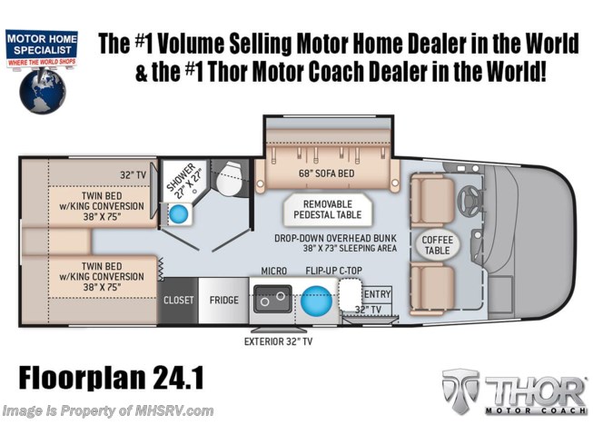 2021 Thor Motor Coach Vegas 24.1 RV for Sale in Alvarado