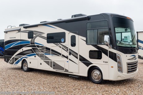 3/16/21 &lt;a href=&quot;http://www.mhsrv.com/thor-motor-coach/&quot;&gt;&lt;img src=&quot;http://www.mhsrv.com/images/sold-thor.jpg&quot; width=&quot;383&quot; height=&quot;141&quot; border=&quot;0&quot;&gt;&lt;/a&gt;  MSRP $157,351. New 2021 Thor Motor Coach Hurricane 32T is approximately 33 feet 11 inches in length with two slides, king size bed, exterior TV and automatic leveling jacks. Some of the many new features coming to the 2021 Hurricane include new exterior paint and graphics, general d&#233;cor updates, flat panel style cabinet doors, Serta Mattress, new front cap with accent lighting and much more. This beautiful new motorhome also features the new Ford chassis with 7.3L PFI V-8, 350HP, 468 ft. lbs. torque engine, a 6-speed TorqShift&#174; automatic transmission, an updated instrument cluster, automatic headlights and a tilt/telescoping steering wheel.  Options include the beautiful partial paint exterior, solar with power controller, and a single child safety tether. The Thor Motor Coach Hurricane RV also features tinted one piece windshield, multiple USB charging ports throughout, metal shelf brackets, backlit Firefly multiplex entry switch, Winegard ConnecT WiFi extender +4G,  heated and enclosed underbelly, black tank flush, LED ceiling lighting, bedroom TV, LED running and marker lights, power driver&#39;s seat, power overhead loft, power patio awning with LED lighting, night shades, flush covered glass stovetop, refrigerator, microwave and much more. For additional details on this unit and our entire inventory including brochures, window sticker, videos, photos, reviews &amp; testimonials as well as additional information about Motor Home Specialist and our manufacturers please visit us at MHSRV.com or call 800-335-6054. At Motor Home Specialist, we DO NOT charge any prep or orientation fees like you will find at other dealerships. All sale prices include a 200-point inspection, interior &amp; exterior wash, detail service and a fully automated high-pressure rain booth test and coach wash that is a standout service unlike that of any other in the industry. You will also receive a thorough coach orientation with an MHSRV technician, a night stay in our delivery park featuring landscaped and covered pads with full hook-ups and much more! Read Thousands upon Thousands of 5-Star Reviews at MHSRV.com and See What They Had to Say About Their Experience at Motor Home Specialist. WHY PAY MORE? WHY SETTLE FOR LESS?