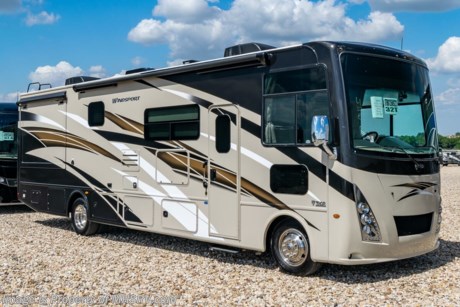 12/11/20 &lt;a href=&quot;http://www.mhsrv.com/thor-motor-coach/&quot;&gt;&lt;img src=&quot;http://www.mhsrv.com/images/sold-thor.jpg&quot; width=&quot;383&quot; height=&quot;141&quot; border=&quot;0&quot;&gt;&lt;/a&gt;  MSRP $157,562. New 2021 Thor Motor Coach Windsport 32T is approximately 33 feet 11 inches in length with 2 slide-outs, king size bed, exterior TV and automatic leveling jacks. Some of the many new features coming to the 2021 Windsport include new exterior paint and graphics, general d&#233;cor updates, flat panel style cabinet doors, Serta Mattress, new front cap with accent lighting and much more. This beautiful new motorhome also features the new Ford chassis with 7.3L PFI V-8, 350HP, 468 ft. lbs. torque engine, a 6-speed TorqShift&#174; automatic transmission, an updated instrument cluster, automatic headlights and a tilt/telescoping steering wheel. Options include the beautiful partial paint exterior, leatherette theater seats with footrests, solar with power controller and a single child safety tether. The Thor Motor Coach Windsport RV also features tinted one piece windshield, multiple USB charging ports throughout, metal shelf brackets, backlit Firefly multiplex entry switch, Winegard ConnecT WiFi extender +4G,  heated and enclosed underbelly, black tank flush, LED ceiling lighting, bedroom TV, LED running and marker lights, power driver&#39;s seat, power overhead loft, power patio awning with LED lighting, night shades, flush covered glass stovetop, refrigerator, microwave and much more. For additional details on this unit and our entire inventory including brochures, window sticker, videos, photos, reviews &amp; testimonials as well as additional information about Motor Home Specialist and our manufacturers please visit us at MHSRV.com or call 800-335-6054. At Motor Home Specialist, we DO NOT charge any prep or orientation fees like you will find at other dealerships. All sale prices include a 200-point inspection, interior &amp; exterior wash, detail service and a fully automated high-pressure rain booth test and coach wash that is a standout service unlike that of any other in the industry. You will also receive a thorough coach orientation with an MHSRV technician, a night stay in our delivery park featuring landscaped and covered pads with full hook-ups and much more! Read Thousands upon Thousands of 5-Star Reviews at MHSRV.com and See What They Had to Say About Their Experience at Motor Home Specialist. WHY PAY MORE? WHY SETTLE FOR LESS?
