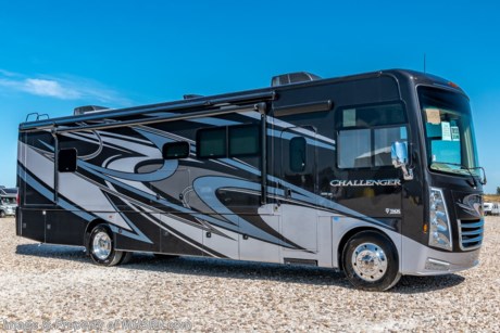 4-19-21 &lt;a href=&quot;http://www.mhsrv.com/thor-motor-coach/&quot;&gt;&lt;img src=&quot;http://www.mhsrv.com/images/sold-thor.jpg&quot; width=&quot;383&quot; height=&quot;141&quot; border=&quot;0&quot;&gt;&lt;/a&gt;  -	MSRP $211,800. The 2021 Thor Motor Coach Challenger 35MQ luxury RV measures approximately 37 feet in length and features (2) slide-out rooms including a full-wall slide, king size Tilt-A-View bed, frameless dual pane windows, exterior entertainment center, LED lighting, residential refrigerator, inverter and bedroom TV. This beautiful new motorhome also features the new Ford chassis with 7.3L PFI V-8, 350HP, 468 ft. lbs. torque engine, a 6-speed TorqShift&#174; automatic transmission, an updated instrument cluster, automatic headlights and a tilt/telescoping steering wheel. A few new features for 2021 include general d&#233;cor updates throughout the coach, a full recline mechanism on the theater seats, front cap with accent lighting, solar charging system with power controller and much more. The Thor Motor Coach Challenger also features aluminum wheels, fully automatic hydraulic leveling system, all tile backsplash, electric overhead Hide-Away loft, electric patio awning with LED lighting, side hinged baggage doors, roller day/night shades, solid surface kitchen counter, dual roof A/C units, 5,500 Onan generator as well as heated and enclosed holding tanks. For additional details on this unit and our entire inventory including brochures, window sticker, videos, photos, reviews &amp; testimonials as well as additional information about Motor Home Specialist and our manufacturers please visit us at MHSRV.com or call 800-335-6054. At Motor Home Specialist, we DO NOT charge any prep or orientation fees like you will find at other dealerships. All sale prices include a 200-point inspection, interior &amp; exterior wash, detail service and a fully automated high-pressure rain booth test and coach wash that is a standout service unlike that of any other in the industry. You will also receive a thorough coach orientation with an MHSRV technician, a night stay in our delivery park featuring landscaped and covered pads with full hook-ups and much more! Read Thousands upon Thousands of 5-Star Reviews at MHSRV.com and See What They Had to Say About Their Experience at Motor Home Specialist. WHY PAY MORE? WHY SETTLE FOR LESS?