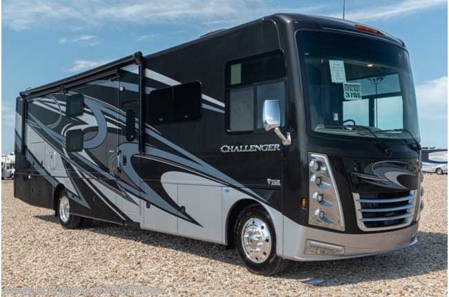 2021 Thor Motor Coach Challenger 37DS 2 Full Bath Bunk Model W/ Theater Seats, King, OH Loft, Ext TV