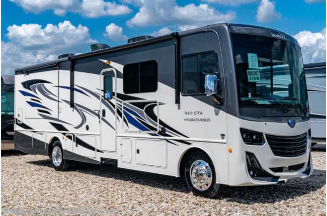 2021 Holiday Rambler Invicta 32RW W/ King Bed, W/D &amp; Power Driver Seat