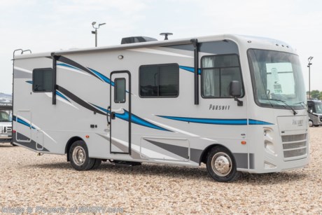2-27-21 &lt;a href=&quot;http://www.mhsrv.com/coachmen-rv/&quot;&gt;&lt;img src=&quot;http://www.mhsrv.com/images/sold-coachmen.jpg&quot; width=&quot;383&quot; height=&quot;141&quot; border=&quot;0&quot;&gt;&lt;/a&gt;  MSRP $112,474. The New 2021 Coachmen Pursuit 27XPS for sale at Motor Home Specialist; the #1 Volume Selling Motor Home Dealership in the World. This beautiful RV is approximately 29 feet in length with an overhead loft, sofa with storage, a V8 Ford engine, and a Ford chassis. This Pursuit features self closing ball bearing drawer guides, brushed nickel hardware, LED Coach TV, outside shower, black tank flush, stainless steel range hood, stainless steel double door refrigerator, high rise kitchen faucet, stainless steel double bowl kitchen sink, stainless steel 3 burner range with recessed glass cover, stainless steel microwave oven, coach command center, interior LED lights, power stabilizing jacks, 8K lb. hitch with 7-way plug, exterior propane hookup and much more. For more complete details on this unit and our entire inventory including brochures, window sticker, videos, photos, reviews &amp; testimonials as well as additional information about Motor Home Specialist and our manufacturers please visit us at MHSRV.com or call 800-335-6054. At Motor Home Specialist, we DO NOT charge any prep or orientation fees like you will find at other dealerships. All sale prices include a 200-point inspection, interior &amp; exterior wash, detail service and a fully automated high-pressure rain booth test and coach wash that is a standout service unlike that of any other in the industry. You will also receive a thorough coach orientation with an MHSRV technician, an RV Starter&#39;s kit, a night stay in our delivery park featuring landscaped and covered pads with full hook-ups and much more! Read Thousands upon Thousands of 5-Star Reviews at MHSRV.com and See What They Had to Say About Their Experience at Motor Home Specialist. WHY PAY MORE?... WHY SETTLE FOR LESS?