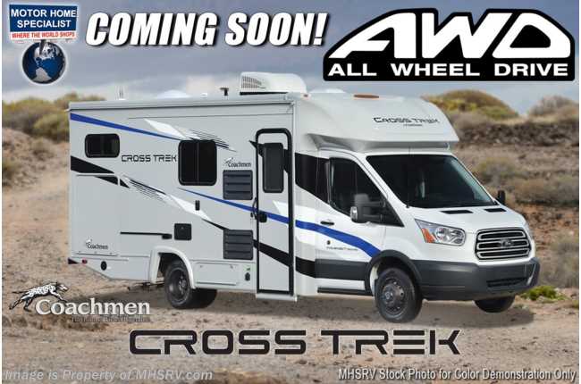 2021 Coachmen Cross Trek 21XG All-Wheel Drive (AWD) EcoBoost® RV W/Eco-Friendly 380W Solar Upgrade &amp; Explorer Pkg