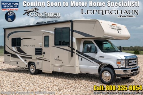2-27-21 &lt;a href=&quot;http://www.mhsrv.com/coachmen-rv/&quot;&gt;&lt;img src=&quot;http://www.mhsrv.com/images/sold-coachmen.jpg&quot; width=&quot;383&quot; height=&quot;141&quot; border=&quot;0&quot;&gt;&lt;/a&gt;  MSRP $94,058. New 2021 Coachmen Leprechaun Model 270QB. This Class C RV measures approximately 29 feet 6 inches in length with a cabover loft, Ford E-350 chassis. Options include a child safety net &amp; ladder, 15K BTU A/C with heat pump, running boards and a touch screen radio with back up monitor. For more complete details on this unit and our entire inventory including brochures, window sticker, videos, photos, reviews &amp; testimonials as well as additional information about Motor Home Specialist and our manufacturers please visit us at MHSRV.com or call 800-335-6054. At Motor Home Specialist, we DO NOT charge any prep or orientation fees like you will find at other dealerships. All sale prices include a 200-point inspection, interior &amp; exterior wash, detail service and a fully automated high-pressure rain booth test and coach wash that is a standout service unlike that of any other in the industry. You will also receive a thorough coach orientation with an MHSRV technician, an RV Starter&#39;s kit, a night stay in our delivery park featuring landscaped and covered pads with full hook-ups and much more! Read Thousands upon Thousands of 5-Star Reviews at MHSRV.com and See What They Had to Say About Their Experience at Motor Home Specialist. WHY PAY MORE?... WHY SETTLE FOR LESS?