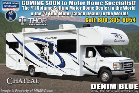 10/15/20 &lt;a href=&quot;http://www.mhsrv.com/thor-motor-coach/&quot;&gt;&lt;img src=&quot;http://www.mhsrv.com/images/sold-thor.jpg&quot; width=&quot;383&quot; height=&quot;141&quot; border=&quot;0&quot;&gt;&lt;/a&gt;  MSRP $117,488. The new 2021 Thor Motor Coach Chateau Class C RV 31EV Victory Series Bunk Model is approximately 32 feet 2 inches in length with a Ford chassis, V8 Ford engine &amp; an 8,000-lb. trailer hitch. This beautiful RV features the optional two roof A/Cs with energy management system. The Chateau Victory Series RV has an incredible list of standard features including an electric stabilizing system, touch screen dash radio with back up monitor, valve stem extenders, stainless steel wheel liners, leatherette jackknife sofa, leatherette dream dinette booth, double door refrigerator, 3 burner range with oven and glass cover, microwave, glass door shower, large TV, 4KW Onan generator, Winegard ConnecT WiFi/4G/TV antenna, 15K A/C, Whole house water filtration system, gas/electric water heater, exterior shower, exterior LP connection, holding tanks with heat pads, enclosed sewer area for sewer tank valves, and so much more. For more complete details on this unit and our entire inventory including brochures, window sticker, videos, photos, reviews &amp; testimonials as well as additional information about Motor Home Specialist and our manufacturers please visit us at MHSRV.com or call 800-335-6054. At Motor Home Specialist, we DO NOT charge any prep or orientation fees like you will find at other dealerships. All sale prices include a 200-point inspection, interior &amp; exterior wash, detail service and a fully automated high-pressure rain booth test and coach wash that is a standout service unlike that of any other in the industry. You will also receive a thorough coach orientation with an MHSRV technician, an RV Starter&#39;s kit, a night stay in our delivery park featuring landscaped and covered pads with full hook-ups and much more! Read Thousands upon Thousands of 5-Star Reviews at MHSRV.com and See What They Had to Say About Their Experience at Motor Home Specialist. WHY PAY MORE?... WHY SETTLE FOR LESS?