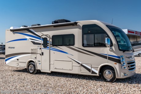 4/20/21 &lt;a href=&quot;http://www.mhsrv.com/thor-motor-coach/&quot;&gt;&lt;img src=&quot;http://www.mhsrv.com/images/sold-thor.jpg&quot; width=&quot;383&quot; height=&quot;141&quot; border=&quot;0&quot;&gt;&lt;/a&gt;  MSRP $131,829. New 2021 Thor Motor Coach Vegas RUV Model 27.7. This RV measures approximately 28feet 6 inches in length and features a drop-down overhead loft, 2 slide-outs and a bedroom TV. The Vegas also features the new Ford E-Series chassis with a 7.3L V-8 engine with 350HP and a six speed automatic transmission. This beautiful RV features the optional Home Collection interior, 100W solar charing system with power controller, heated holding tanks and a power driver&#39;s seat. The Vegas also boasts an impressive list of standard features including the Winegard Connect 2.0 WiFi, rotary battery disconnect switch, adjustable shelving bracketry, BM Pro Multiplex system, power privacy shade on windshield, tankless water heater, touchscreen radio that features navigation and back-up monitor, frameless windows, heated remote exterior mirrors with integrated sideview cameras, lateral power patio awning with integrated LED lighting and much more. For additional details on this unit and our entire inventory including brochures, window sticker, videos, photos, reviews &amp; testimonials as well as additional information about Motor Home Specialist and our manufacturers please visit us at MHSRV.com or call 800-335-6054. At Motor Home Specialist, we DO NOT charge any prep or orientation fees like you will find at other dealerships. All sale prices include a 200-point inspection, interior &amp; exterior wash, detail service and a fully automated high-pressure rain booth test and coach wash that is a standout service unlike that of any other in the industry. You will also receive a thorough coach orientation with an MHSRV technician, a night stay in our delivery park featuring landscaped and covered pads with full hook-ups and much more! Read Thousands upon Thousands of 5-Star Reviews at MHSRV.com and See What They Had to Say About Their Experience at Motor Home Specialist. WHY PAY MORE? WHY SETTLE FOR LESS?