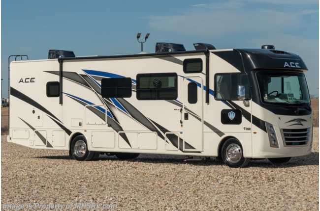 2021 Thor Motor Coach A.C.E. 33.1 Pet Friendly RV W/ Theater Seat, King, 2 A/Cs, Solar, Home Collection