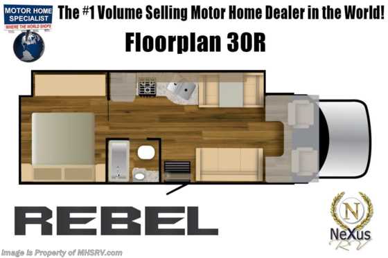 2021 Nexus Rebel 30R 4x4 International® CV™ Series Super C W/ 350HP