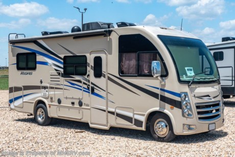 8/18/20 &lt;a href=&quot;http://www.mhsrv.com/thor-motor-coach/&quot;&gt;&lt;img src=&quot;http://www.mhsrv.com/images/sold-thor.jpg&quot; width=&quot;383&quot; height=&quot;141&quot; border=&quot;0&quot;&gt;&lt;/a&gt;  Used Thor RV for sale-2018 Thor Vegas 24.1 with 1 slide and 19,747 miles. This RV is approximately 25 feet and 6 inches in length and features a Ford V-10 engine, 3 camera monitoring system, 4KW Onan generator, 8K lb. hitch, ducted A/C, gas water heater, power patio awning, LED running lights, black tank rinsing system, water filtration system, exterior shower, exterior entertainment, booth converts to sleeper, power roof vent, sink covers, convection microwave, 2 burner range, cab over bunk, 3 Flat Panel TVs and much more. For additional information and photos please visit Motor Home Specialist at www.MHSRV.com or call 800-335-6054.