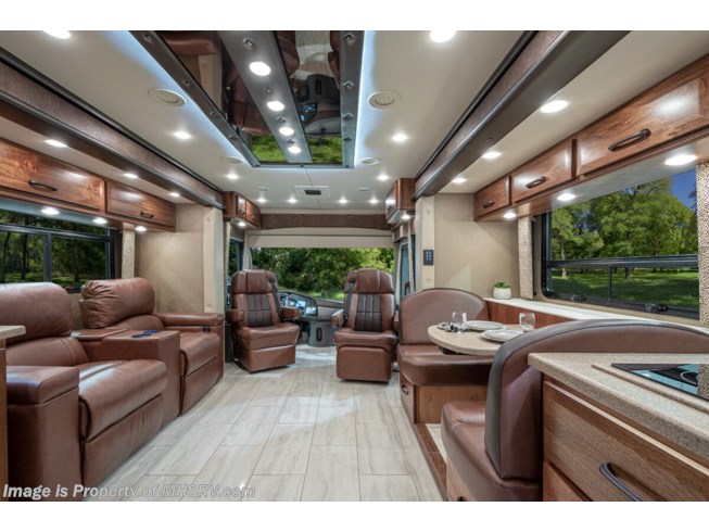 2021 Foretravel Realm FS450 Luxury Suite Side Bath (LSSB) W/ Theater Seat - New Diesel Pusher For Sale by Motor Home Specialist in Alvarado, Texas