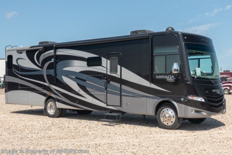 10/1/20 &lt;a href=&quot;http://www.mhsrv.com/coachmen-rv/&quot;&gt;&lt;img src=&quot;http://www.mhsrv.com/images/sold-coachmen.jpg&quot; width=&quot;383&quot; height=&quot;141&quot; border=&quot;0&quot;&gt;&lt;/a&gt;  **Consignment** Used Coachmen RV for sale- 2019 Coachmen Mirada 37TB 2 Full Baths with 2 slides and 12,318 miles. This RV is approximately 37 feet and 4 inches in length and features a automatic leveling system, 3 camera monitoring system, Ford V-10 engine, 5.5KW Onan generator, 8K lb. hitch, 2 ducted A/Cs with heat pumps, electric/gas water heater, pass thru storage with side swing doors, black tank rinsing system, water filtration system, exterior shower, exterior entertainment, inverter, booth converts to sleeper, dual pane windows, fireplace, blackout shades, solid surface kitchen counters with sink covers, convection microwave, 3 burner range with oven, residential refrigerator with ice maker, glass door shower with seat, King Bed, theater seats, 4 Flat Panel TVs and much more. For additional information and photos please visit Motor Home Specialist at www.MHSRV.com or call 800-335-6054.