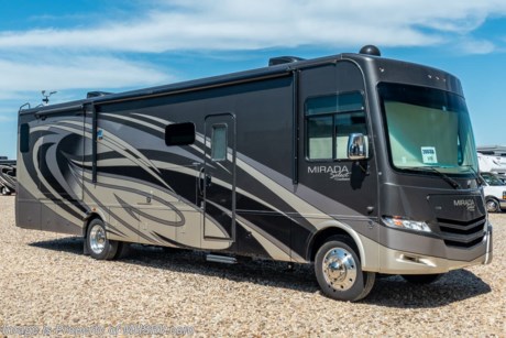 10/14/20 &lt;a href=&quot;http://www.mhsrv.com/coachmen-rv/&quot;&gt;&lt;img src=&quot;http://www.mhsrv.com/images/sold-coachmen.jpg&quot; width=&quot;383&quot; height=&quot;141&quot; border=&quot;0&quot;&gt;&lt;/a&gt;  Used Coachmen RV for sale- 2018 Coachmen Mirada 37TB Bath &amp; &#189; Bunk Model with 2 slides and 9,851. This RV is approximately 37 feet and 4 inches and features a 5.5KW Onan generator, automatic leveling system, 3 camera monitoring system, 2 ducted A/Cs with heat pumps, 5K lb. hitch, electric/gas water heater, power patio awning, LED running lights, black tank rinsing system, exterior shower, fiberglass roof, clear paint mask, exterior entertainment, inverter, booth converts to sleeper, fireplace, day/night shades, solid surface kitchen counters with sink covers, convection microwave, 3 burner range with oven, residential refrigerator with ice maker, glass door shower, 3 Flat Panel TVs and much more. For additional information and photos please visit Motor Home Specialist at www.MHSRV.com or call 800-335-6054.