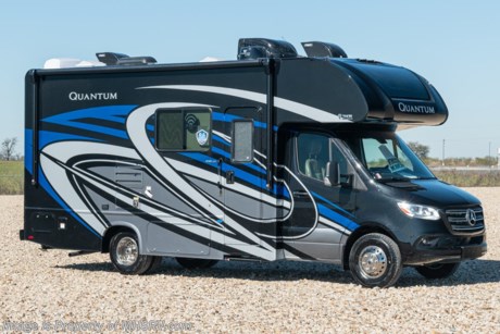 3/15/21 &lt;a href=&quot;http://www.mhsrv.com/thor-motor-coach/&quot;&gt;&lt;img src=&quot;http://www.mhsrv.com/images/sold-thor.jpg&quot; width=&quot;383&quot; height=&quot;141&quot; border=&quot;0&quot;&gt;&lt;/a&gt;  MSRP $140,110. The new 2021 Quantum RV Model KM24 is approximately 24 feet 8 inches in length with a full-wall slide, electric stabilizing system, instant tankless water heater, 3.0L V6 Mercedes engine with 188HP and a Mercedes Benz Sprinter chassis. New features for 2021 include all new HD-Max &amp; full body paint exteriors, general interior design upgrades, decorative kitchen glass inserts in the cabinet doors, LED taillights, a standard solar panel added to all floorplans and much more. Options include the Platinum package which features a touchscreen dash radio, back-up monitor, stainless steel wheel liners, solid surface kitchen countertop, premium window privacy roller shades and an exterior shower. Additional options include the beautiful full body paint exterior, cherry hardwood cabinets, cabover child safety net, single child safety tether, attic fan in the overhead bunk and an upgraded 15.0 BTU A/C. The Quantum Sprinter RV has an incredible list of standard features including deluxe heated/remote exterior mirrors, double door refrigerator, 3 burner cooktop, convection microwave, fiberglass front cap with skylight, power patio awning with LED lighting, roof ladder, exterior grab handle, electric entry step, keyless entry system, dash applique, LED lighting, full extension metal ball-bearing drawer guides, exterior shower and much more. For additional details on this unit and our entire inventory including brochures, window sticker, videos, photos, reviews &amp; testimonials as well as additional information about Motor Home Specialist and our manufacturers please visit us at MHSRV.com or call 800-335-6054. At Motor Home Specialist, we DO NOT charge any prep or orientation fees like you will find at other dealerships. All sale prices include a 200-point inspection, interior &amp; exterior wash, detail service and a fully automated high-pressure rain booth test and coach wash that is a standout service unlike that of any other in the industry. You will also receive a thorough coach orientation with an MHSRV technician, a night stay in our delivery park featuring landscaped and covered pads with full hook-ups and much more! Read Thousands upon Thousands of 5-Star Reviews at MHSRV.com and See What They Had to Say About Their Experience at Motor Home Specialist. WHY PAY MORE? WHY SETTLE FOR LESS?