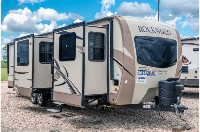 2018 Forest River Rockwood Signature Ultra Lite 8324BS W/ 2 A/Cs, Alum Rims, Ext Grill, 2 TVs