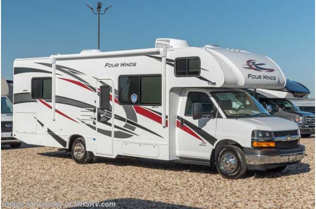 2022 Thor Motor Coach Four Winds 28A W/ 39&quot; TV, 3-Camera System, Dual Ovens, Upgraded A/C, MEGA-Storage® &amp; More!