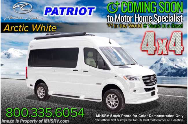 2023 American Coach Patriot SD FD2 4x4 Sprinter W/ Apple TV &amp; Dash Monitor