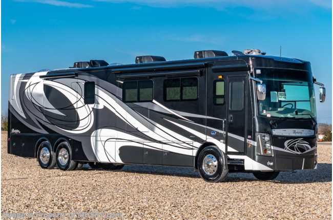 2021 Forest River Berkshire XLT 45A 2 Full Bath Bunk Model W/ Theater Seats, King, Dishwasher, Stack W/D &amp; Satellite