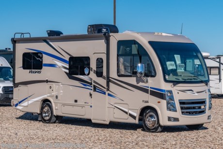 4-20-21 &lt;a href=&quot;http://www.mhsrv.com/thor-motor-coach/&quot;&gt;&lt;img src=&quot;http://www.mhsrv.com/images/sold-thor.jpg&quot; width=&quot;383&quot; height=&quot;141&quot; border=&quot;0&quot;&gt;&lt;/a&gt;  MSRP $119,604. New 2021 Thor Motor Coach Vegas RUV Model 24.1. This RV measures approximately 25 feet 6 inches in length and features a drop-down overhead loft, a slide-out and a bedroom TV. The Vegas also features the new Ford E-Series chassis with a 7.3L V-8 engine with 350HP and a six speed automatic transmission. This beautiful RV features the optional 100W solar charing system with power controller, heated holding tanks, electric stabilizing system and a power driver&#39;s seat. The Vegas also boasts an impressive list of standard features including the Winegard Connect 2.0 WiFi, rotary battery disconnect switch, adjustable shelving bracketry, BM Pro Multiplex system, power privacy shade on windshield, tankless water heater, touchscreen radio that features navigation and back-up monitor, frameless windows, heated remote exterior mirrors with integrated sideview cameras, lateral power patio awning with integrated LED lighting and much more. For additional details on this unit and our entire inventory including brochures, window sticker, videos, photos, reviews &amp; testimonials as well as additional information about Motor Home Specialist and our manufacturers please visit us at MHSRV.com or call 800-335-6054. At Motor Home Specialist, we DO NOT charge any prep or orientation fees like you will find at other dealerships. All sale prices include a 200-point inspection, interior &amp; exterior wash, detail service and a fully automated high-pressure rain booth test and coach wash that is a standout service unlike that of any other in the industry. You will also receive a thorough coach orientation with an MHSRV technician, a night stay in our delivery park featuring landscaped and covered pads with full hook-ups and much more! Read Thousands upon Thousands of 5-Star Reviews at MHSRV.com and See What They Had to Say About Their Experience at Motor Home Specialist. WHY PAY MORE? WHY SETTLE FOR LESS?