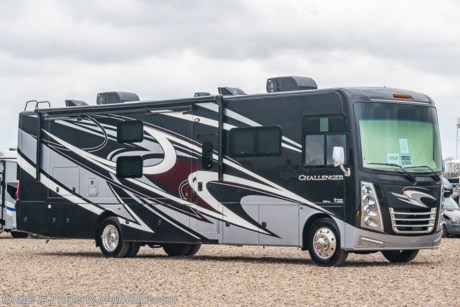 7-1-21 &lt;a href=&quot;http://www.mhsrv.com/thor-motor-coach/&quot;&gt;&lt;img src=&quot;http://www.mhsrv.com/images/sold-thor.jpg&quot; width=&quot;383&quot; height=&quot;141&quot; border=&quot;0&quot;&gt;&lt;/a&gt;  	MSRP $221,753. The 2021 Thor Motor Coach Challenger 37DS 2 Full Bath Bunk Model luxury RV measures approximately 38 feet 11 inches in length and features (3) slide-out rooms, king size Tilt-A-View bed, frameless dual pane windows, exterior entertainment center, LED lighting, residential refrigerator, inverter and bedroom TV. This beautiful new motorhome also features the new Ford chassis with 7.3L PFI V-8, 350HP, 468 ft. lbs. torque engine, a 6-speed TorqShift&#174; automatic transmission, an updated instrument cluster, automatic headlights and a tilt/telescoping steering wheel. Additional options include leatherette theater seats with footrests. A few new features for 2021 include general d&#233;cor updates throughout the coach, a full recline mechanism on the theater seats, front cap with accent lighting, solar charging system with power controller and much more. The Thor Motor Coach Challenger also features aluminum wheels, fully automatic hydraulic leveling system, all tile backsplash, electric overhead Hide-Away loft, electric patio awning with LED lighting, side hinged baggage doors, roller day/night shades, solid surface kitchen counter, dual roof A/C units, 5,500 Onan generator as well as heated and enclosed holding tanks. For additional details on this unit and our entire inventory including brochures, window sticker, videos, photos, reviews &amp; testimonials as well as additional information about Motor Home Specialist and our manufacturers please visit us at MHSRV.com or call 800-335-6054. At Motor Home Specialist, we DO NOT charge any prep or orientation fees like you will find at other dealerships. All sale prices include a 200-point inspection, interior &amp; exterior wash, detail service and a fully automated high-pressure rain booth test and coach wash that is a standout service unlike that of any other in the industry. You will also receive a thorough coach orientation with an MHSRV technician, a night stay in our delivery park featuring landscaped and covered pads with full hook-ups and much more! Read Thousands upon Thousands of 5-Star Reviews at MHSRV.com and See What They Had to Say About Their Experience at Motor Home Specialist. WHY PAY MORE? WHY SETTLE FOR LESS?