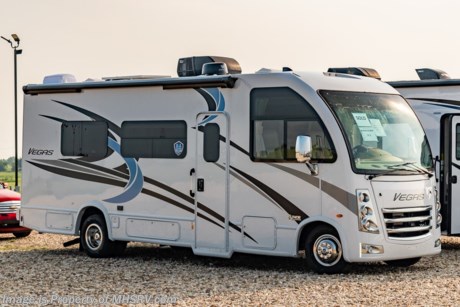 9-6 &lt;a href=&quot;http://www.mhsrv.com/thor-motor-coach/&quot;&gt;&lt;img src=&quot;http://www.mhsrv.com/images/sold-thor.jpg&quot; width=&quot;383&quot; height=&quot;141&quot; border=&quot;0&quot;&gt;&lt;/a&gt;  MSRP $135,617. New 2022 Thor Motor Coach Vegas RUV Model 24.3. This RV measures approximately 25 feet 6 inches in length and features a drop-down overhead loft, a slide-out and a bedroom TV. The Vegas also features the new Ford E-Series chassis with a 7.3L V-8 engine with 350HP and a six speed automatic transmission. This beautiful RV features the optional Home Collection interior, 100W solar charging system with power controller, heated holding tanks, and electric stabilizing system. The Vegas also boasts an impressive list of standard features including the Winegard Connect 2.0 WiFi, rotary battery disconnect switch, adjustable shelving bracketry, BM Pro Multiplex system, power privacy shade on windshield, tankless water heater, touchscreen radio that features navigation and back-up monitor, frameless windows, heated remote exterior mirrors with integrated sideview cameras, lateral power patio awning with integrated LED lighting and much more. For additional details on this unit and our entire inventory including brochures, window sticker, videos, photos, reviews &amp; testimonials as well as additional information about Motor Home Specialist and our manufacturers please visit us at MHSRV.com or call 800-335-6054. At Motor Home Specialist, we DO NOT charge any prep or orientation fees like you will find at other dealerships. All sale prices include a 200-point inspection, interior &amp; exterior wash, detail service and a fully automated high-pressure rain booth test and coach wash that is a standout service unlike that of any other in the industry. You will also receive a thorough coach orientation with an MHSRV technician, a night stay in our delivery park featuring landscaped and covered pads with full hook-ups and much more! Read Thousands upon Thousands of 5-Star Reviews at MHSRV.com and See What They Had to Say About Their Experience at Motor Home Specialist. WHY PAY MORE? WHY SETTLE FOR LESS?
