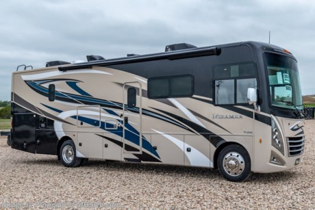 11-16-21 &lt;a href=&quot;http://www.mhsrv.com/thor-motor-coach/&quot;&gt;&lt;img src=&quot;http://www.mhsrv.com/images/sold-thor.jpg&quot; width=&quot;383&quot; height=&quot;141&quot; border=&quot;0&quot;&gt;&lt;/a&gt;  MSRP $201,968. The New 2022 Thor Motor Coach Miramar 34.6 Bunk Model class A gas motor home measures approximately 35 feet 10 inches in length featuring 1 full wall slide, king size Tilt-A-View bed, high polished aluminum wheels and automatic leveling system with touch pad controls. This amazing RV also features the updated Ford chassis, 7.3L V8 engine, updated instrument cluster, automatic headlights, steering wheel with tilt/telescoping steering column and hill start assist. This beautiful RV features the optional partial paint exterior, leatherette theater seats w/ footrests, and frameless dual pane windows. The Thor Motor Coach Miramar also features one of the most impressive lists of standard equipment in the RV industry including a power patio awning with LED lights, Firefly Multiplex Wiring Control System, 84” interior heights, raised panel cabinet doors, convection microwave, frameless windows, slide-out room awning toppers, heated/remote exterior mirrors with integrated side view cameras, side hinged baggage doors, heated and enclosed holding tanks, residential refrigerator, Onan generator, water heater, pass-thru storage, roof ladder, one-piece windshield, bedroom TV, 50 amp service, emergency start switch, electric entrance steps, power privacy shade, soft touch vinyl ceilings, glass door shower and much more. For additional details on this unit and our entire inventory including brochures, window sticker, videos, photos, reviews &amp; testimonials as well as additional information about Motor Home Specialist and our manufacturers please visit us at MHSRV.com or call 800-335-6054. At Motor Home Specialist, we DO NOT charge any prep or orientation fees like you will find at other dealerships. All sale prices include a 200-point inspection, interior &amp; exterior wash, detail service and a fully automated high-pressure rain booth test and coach wash that is a standout service unlike that of any other in the industry. You will also receive a thorough coach orientation with an MHSRV technician, a night stay in our delivery park featuring landscaped and covered pads with full hook-ups and much more! Read Thousands upon Thousands of 5-Star Reviews at MHSRV.com and See What They Had to Say About Their Experience at Motor Home Specialist. WHY PAY MORE? WHY SETTLE FOR LESS?