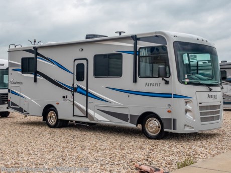 9/20/21  &lt;a href=&quot;http://www.mhsrv.com/coachmen-rv/&quot;&gt;&lt;img src=&quot;http://www.mhsrv.com/images/sold-coachmen.jpg&quot; width=&quot;383&quot; height=&quot;141&quot; border=&quot;0&quot;&gt;&lt;/a&gt;  MSRP $119,477. The New 2021 Coachmen Pursuit 27XPS for sale at Motor Home Specialist; the #1 Volume Selling Motor Home Dealership in the World. This beautiful RV is approximately 29 feet in length with an overhead loft, sofa with storage, a V8 Ford engine, and a Ford chassis. This Pursuit features self closing ball bearing drawer guides, brushed nickel hardware, LED Coach TV, outside shower, black tank flush, stainless steel range hood, stainless steel double door refrigerator, high rise kitchen faucet, stainless steel double bowl kitchen sink, stainless steel 3 burner range with recessed glass cover, stainless steel microwave oven, coach command center, interior LED lights, power stabilizing jacks, 8K lb. hitch with 7-way plug, exterior propane hookup and much more. For more complete details on this unit and our entire inventory including brochures, window sticker, videos, photos, reviews &amp; testimonials as well as additional information about Motor Home Specialist and our manufacturers please visit us at MHSRV.com or call 800-335-6054. At Motor Home Specialist, we DO NOT charge any prep or orientation fees like you will find at other dealerships. All sale prices include a 200-point inspection, interior &amp; exterior wash, detail service and a fully automated high-pressure rain booth test and coach wash that is a standout service unlike that of any other in the industry. You will also receive a thorough coach orientation with an MHSRV technician, an RV Starter&#39;s kit, a night stay in our delivery park featuring landscaped and covered pads with full hook-ups and much more! Read Thousands upon Thousands of 5-Star Reviews at MHSRV.com and See What They Had to Say About Their Experience at Motor Home Specialist. WHY PAY MORE?... WHY SETTLE FOR LESS?