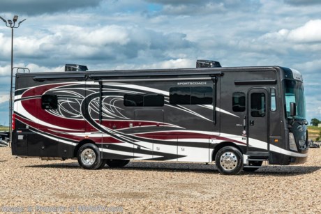 9/20/21  &lt;a href=&quot;http://www.mhsrv.com/coachmen-rv/&quot;&gt;&lt;img src=&quot;http://www.mhsrv.com/images/sold-coachmen.jpg&quot; width=&quot;383&quot; height=&quot;141&quot; border=&quot;0&quot;&gt;&lt;/a&gt;  MSRP $273,829. All-New 2021 Coachmen Sportscoach SRS 354QS measures approximately 36 feet 4 inches in length. Floor plan highlights include (4) slide-out rooms, a large 40 inch LED TV in the living room, a fireplace, a residential refrigerator, dual sinks in the bath, a power drop down overhead bunk and a spacious master suite with king size bed. It is powered by a 340HP Cummins&#174; 6.7L diesel engine, and Allison&#174; 6-speed automatic transmission. It rides on a Freightliner&#174; Custom Chassis with air brakes and air ride suspension. New features for 2021 include a newly designed front cap with back-lit badge, new headlamp styling, all new exterior paint colors &amp; schemes, 3 burner stovetop with oven, (2) 15K BTU A/Cs w/ heat pumps, exterior Bluetooth speakers, USB charging ports on each side of the bed, a roof mounted solar panel and beautiful new interior d&#233;cor updates throughout. Options include the amazing new SRS full body paint exterior with Diamond Shield paint protection, aluminum wheels, entry door awning and a stack washer/dryer set. This beautiful luxury diesel RV also has an impressive list of standard features and construction highlights that truly set the Sportscoach apart including a 1-piece fiberglass roof, Azdel™ Nobel Select sidewalls, a diesel generator on a slide-out tray, a large exterior TV, 3-camera coach monitoring system, fully automatic leveling jacks, frameless tinted windows with safety glass, dual fuel fills, 22.5 radial tires with chrome wheel inserts, power patio awning, slide-out room awnings, roof ladder, pass-through basement storage, large bedroom TV, beautiful kitchen backsplash, padded vinyl ceilings, raised panel hardwood cabinet doors throughout, power driver&#39;s seat, power front privacy shade, solid surface countertop, a large convection microwave, and 2000 watt Pure-Sine wave inverter to mention just a few. For additional details on this unit and our entire inventory including brochures, window sticker, videos, photos, reviews &amp; testimonials as well as additional information about Motor Home Specialist and our manufacturers please visit us at MHSRV.com or call 800-335-6054. At Motor Home Specialist, we DO NOT charge any prep or orientation fees like you will find at other dealerships. All sale prices include a 200-point inspection, interior &amp; exterior wash, detail service and a fully automated high-pressure rain booth test and coach wash that is a standout service unlike that of any other in the industry. You will also receive a thorough coach orientation with an MHSRV technician, a night stay in our delivery park featuring landscaped and covered pads with full hook-ups and much more! Read Thousands upon Thousands of 5-Star Reviews at MHSRV.com and See What They Had to Say About Their Experience at Motor Home Specialist. WHY PAY MORE? WHY SETTLE FOR LESS?