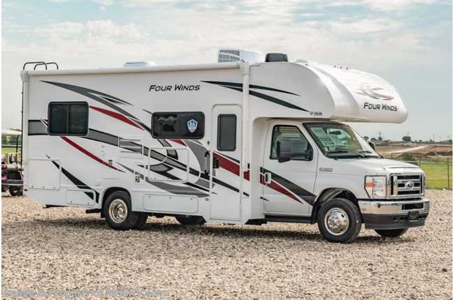 2023 Thor Motor Coach Four Winds 25V W/ 15K A/C, Ext. TV, Bedroom TV, Heated Remote Mirrors