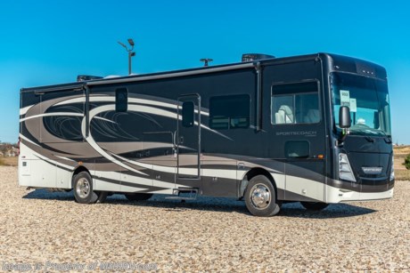 https://mhsrv.com/2022-coachmen-20c-w--tilt-smart-wheel--power-patio-awning--gps--roof-vents--and-amp--more-used-class-b-tx-i3321190 12-21 MSRP $283,139. All-New 2022 Coachmen Sportscoach SRS 376ES measures approximately 40 feet in length. Floor plan highlights include (2) slide-out rooms, a large LED TV in the living room, a residential refrigerator, a power drop down overhead bunk and a spacious master suite with king size bed. It is powered by a 340HP Cummins&#174; 6.7L diesel engine, and Allison&#174; 6-speed automatic transmission. It rides on a Freightliner&#174; Custom Chassis with air brakes and air ride suspension. New features include a newly designed front cap with back-lit badge, new headlamp styling, all new exterior paint colors &amp; schemes, 3 burner stovetop, (2) 15K BTU A/Cs w/ heat pumps, USB charging ports on each side of the bed, a roof mounted solar panel and beautiful new interior d&#233;cor updates throughout. Options include the amazing new SRS full body paint exterior with Diamond Shield paint protection, theater seating, power skylight, outside kitchen including a fridge, sink w/ drain, and metal countertop, and a stack washer/dryer set. This beautiful luxury diesel RV also has an impressive list of standard features and construction highlights that truly set the Sportscoach apart including a 1-piece fiberglass roof, Azdel™ Nobel Select sidewalls, a diesel generator on a slide-out tray, a large exterior TV, 3-camera coach monitoring system, fully automatic leveling jacks, frameless tinted windows with safety glass, dual fuel fills, 22.5 radial tires with chrome wheel inserts, power patio awning, slide-out room awnings, pass-through basement storage, large bedroom TV, beautiful kitchen backsplash, padded vinyl ceilings, raised panel hardwood cabinet doors throughout, power front privacy shade, solid surface countertop, a large convection microwave, and 2000 watt Pure-Sine wave inverter to mention just a few. For additional details on this unit and our entire inventory including brochures, window sticker, videos, photos, reviews &amp; testimonials as well as additional information about Motor Home Specialist and our manufacturers please visit us at MHSRV.com or call 800-335-6054. At Motor Home Specialist, we DO NOT charge any prep or orientation fees like you will find at other dealerships. All sale prices include a 200-point inspection, interior &amp; exterior wash, detail service and a fully automated high-pressure rain booth test and coach wash that is a standout service unlike that of any other in the industry. You will also receive a thorough coach orientation with an MHSRV technician, a night stay in our delivery park featuring landscaped and covered pads with full hook-ups and much more! Read Thousands upon Thousands of 5-Star Reviews at MHSRV.com and See What They Had to Say About Their Experience at Motor Home Specialist. WHY PAY MORE? WHY SETTLE FOR LESS?
