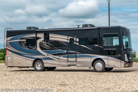 9/20/21  &lt;a href=&quot;http://www.mhsrv.com/coachmen-rv/&quot;&gt;&lt;img src=&quot;http://www.mhsrv.com/images/sold-coachmen.jpg&quot; width=&quot;383&quot; height=&quot;141&quot; border=&quot;0&quot;&gt;&lt;/a&gt;  MSRP $256,449. All-New 2021 Coachmen Sportscoach SRS 339DS measures approximately 36 feet and 3 inches feet in length. Floor plan highlights include (2) slide-out rooms, a large 40 inch LED TV in the living room, a residential refrigerator, a power drop down overhead bunk and a spacious master suite with king size bed. It is powered by a 340HP Cummins&#174; 6.7L diesel engine, and Allison&#174; 6-speed automatic transmission. It rides on a Freightliner&#174; Custom Chassis with air brakes and air ride suspension. New features for 2021 include a newly designed front cap with back-lit badge, new headlamp styling, all new exterior paint colors &amp; schemes, 3 burner stovetop with oven, (2) 15K BTU A/Cs w/ heat pumps, exterior Bluetooth speakers, USB charging ports on each side of the bed, a roof mounted solar panel and beautiful new interior d&#233;cor updates throughout. Options include the amazing new SRS full body paint exterior with Diamond Shield paint protection, aluminum wheels, theater seating, power skylight, outside kitchen including a fridge, sink w/ drain, and metal countertop, and a stack washer/dryer set. This beautiful luxury diesel RV also has an impressive list of standard features and construction highlights that truly set the Sportscoach apart including a 1-piece fiberglass roof, Azdel™ Nobel Select sidewalls, a diesel generator on a slide-out tray, a large exterior TV, 3-camera coach monitoring system, fully automatic leveling jacks, frameless tinted windows with safety glass, dual fuel fills, 22.5 radial tires with chrome wheel inserts, power patio awning, slide-out room awnings, roof ladder, pass-through basement storage, large bedroom TV, beautiful kitchen backsplash, padded vinyl ceilings, raised panel hardwood cabinet doors throughout, power driver&#39;s seat, power front privacy shade, solid surface countertop, a large convection microwave, and 2000 watt Pure-Sine wave inverter to mention just a few. For additional details on this unit and our entire inventory including brochures, window sticker, videos, photos, reviews &amp; testimonials as well as additional information about Motor Home Specialist and our manufacturers please visit us at MHSRV.com or call 800-335-6054. At Motor Home Specialist, we DO NOT charge any prep or orientation fees like you will find at other dealerships. All sale prices include a 200-point inspection, interior &amp; exterior wash, detail service and a fully automated high-pressure rain booth test and coach wash that is a standout service unlike that of any other in the industry. You will also receive a thorough coach orientation with an MHSRV technician, a night stay in our delivery park featuring landscaped and covered pads with full hook-ups and much more! Read Thousands upon Thousands of 5-Star Reviews at MHSRV.com and See What They Had to Say About Their Experience at Motor Home Specialist. WHY PAY MORE? WHY SETTLE FOR LESS?