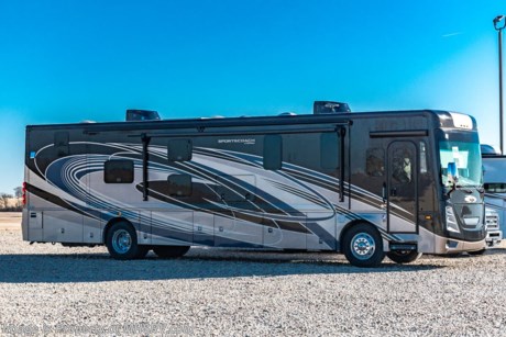&lt;a href=&quot;http://www.mhsrv.com/coachmen-rv/&quot;&gt;&lt;img src=&quot;http://www.mhsrv.com/images/sold-coachmen.jpg&quot; width=&quot;383&quot; height=&quot;141&quot; border=&quot;0&quot;&gt;&lt;/a&gt; MSRP $351,422. The 2022 Coachmen Sportscoach 402TS measures approximately 41 feet 1 inch in length and sleeps 10 people! Floorplan highlights include (2) full baths, hallway bunk beds, a massive 80 inch booth dinette perfect for the big family dinner, a power drop down cab-over bunk, a spacious master bath, and a master suite with king size bed. It is powered by a 360HP Cummins&#174; 6.7L diesel engine with 800 ft. lbs. of torque, and an Allison&#174; 3000-Series 6-speed automatic transmission. It rides on a Freightliner&#174; Custom Chassis with air brakes, air ride suspension, 100 gallon fuel tank, 10,000lb. hitch, and 22.5 radial tires with polished aluminum wheels. New features include upgraded exterior paint schemes, newly designed front cap with back-lit Sportscoach badging, new head lamp styling, roof mounted solar panel, (2) 15K BTU A/Cs with heat pumps, USB charging ports on each side of the bed, and beautiful new d&#233;cor updates throughout the coach. Options include the beautifully designed Sportscoach full body paint exterior with double clearcoat and Diamond Shield paint protection, a slide-out cargo tray, power theatre seating and a washer/dryer. This amazing luxury diesel pusher motor home also boasts a list of impressive standard features and construction highlights that include 1-piece fiberglass roof, Azdel™ Noble Select sidewalls, an 8K diesel generator with auto start and slide-out tray, a 2000 watt Pure-Sine wave inverter, high-end porcelain tile flooring, raised panel hardwood cabinet doors throughout, solid surface countertop, beautiful tile backsplash, induction cooktop, MCD solar and privacy shades throughout, exterior entertainment center with large LED TV, self-closing drawer guides, 3-camera coach monitoring system, whole coach water filter system, a skylight in bathroom and much more! For additional details on this unit and our entire inventory including brochures, window sticker, videos, photos, reviews &amp; testimonials as well as additional information about Motor Home Specialist and our manufacturers please visit us at MHSRV.com or call 800-335-6054. At Motor Home Specialist, we DO NOT charge any prep or orientation fees like you will find at other dealerships. All sale prices include a 200-point inspection, interior &amp; exterior wash, detail service and a fully automated high-pressure rain booth test and coach wash that is a standout service unlike that of any other in the industry. You will also receive a thorough coach orientation with an MHSRV technician, a night stay in our delivery park featuring landscaped and covered pads with full hook-ups and much more! Read Thousands upon Thousands of 5-Star Reviews at MHSRV.com and See What They Had to Say About Their Experience at Motor Home Specialist. WHY PAY MORE? WHY SETTLE FOR LESS?