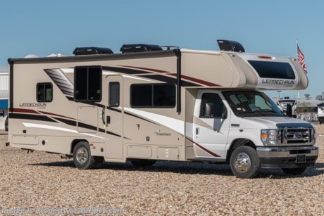 9/20/21  &lt;a href=&quot;http://www.mhsrv.com/coachmen-rv/&quot;&gt;&lt;img src=&quot;http://www.mhsrv.com/images/sold-coachmen.jpg&quot; width=&quot;383&quot; height=&quot;141&quot; border=&quot;0&quot;&gt;&lt;/a&gt;  MSRP $130,971. New 2021 Coachmen Leprechaun Model 298KB. This Luxury Class C RV measures approximately 30 feet 5 inches in length and is powered by V-8 7.3L engine and a Ford E-450 chassis. Motor Home Specialist includes the CRV Comfort Ride Premier Package option which features Bilstein front shocks (N/A on Chevy chassis), Firestone Ride-Rite adjustable rear air bags, stability control, dynamic balanced drive shaft system, heavy duty front and rear stabilizer bars that help to make the Leprechaun an amazingly comfortable ride. Additional options include the molded fiberglass front cap, driver &amp; passenger swivel seats, combination washer/dryer, dual A/C with 15K BTU in the front &amp; 11.5K BTU in the rear, spare tire, equalizer stabilizing jacks, exterior entertainment center, bedroom TV, and auto generator start. Not only that but we have added in the Power Plus Package featuring Sideview Cameras, 6 Gallon Gas &amp; Electric Water Heater, Convection Oven, Heated Holding Tanks, Heated Remote Mirrors, Leatherette Cockpit Seats. For even more details on this unit and our entire inventory including brochures, window sticker, videos, photos, reviews &amp; testimonials as well as additional information about Motor Home Specialist and our manufacturers please visit us at MHSRV.com or call 800-335-6054. At Motor Home Specialist, we DO NOT charge any prep or orientation fees like you will find at other dealerships. All sale prices include a 200-point inspection as well as an full interior &amp; exterior wash and detail service. You will also receive a thorough orientation with an MHSRV technician, an RV Starter&#39;s kit, a night stay in our delivery park featuring landscaped and covered pads with full hook-ups and much more! Read Thousands upon Thousands of 5-Star Reviews at MHSRV.com and See What Fellow RVers From Around the World had to Say About Their Experience at Motor Home Specialist. WHY PAY MORE?  WHY SETTLE FOR LESS?