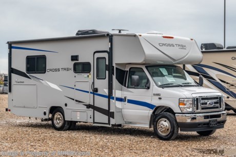6-23-21 &lt;a href=&quot;http://www.mhsrv.com/coachmen-rv/&quot;&gt;&lt;img src=&quot;http://www.mhsrv.com/images/sold-coachmen.jpg&quot; width=&quot;383&quot; height=&quot;141&quot; border=&quot;0&quot;&gt;&lt;/a&gt;  MSRP $99,700. New 2021 Coachmen Cross Trek XL 23XG. The Cross Trek is one of the best values in class C RVs. The 23XG measures approximately 31 feet 4 inches in length. Floor plan highlights include U-shaped kitchen dinette, streamlined cabover bunk for increased visibility and a massive rear exterior storage bay great for extended off grid camping! It rides the Ford&#174; chassis with the all new high performance V-8 engine. Optional equipment includes passenger swivel seat, dual auxiliary batteries, cockpit folding table, child safety net and ladder, exterior entertainment center, side-view cameras, spare tire, exterior windshield cover, upgraded 15K A/C with heat pump, and the Cross Trek XL Package which includes a 4KW generator, color infused sidewalls, power awning, Coachmen Comfort Ride air assist (N/A 22/23XG), exterior LED Halo tail lights, stainless steel wheel inserts, running boards, hitch, heated tank pad, water port, black tank flush, solar power prep, Omni&#174; directional antenna, touchscreen radio, back-up camera and monitor, coach TV, window shades, refrigerator, microwave, cooktop, charging center, ducted furnace, A/C, water heater, and LED interior lights. Additionally, the Coachmen Cross Trek XL features a host of standard features and construction highlights that include a crowned and laminated roof, Azdel&#174; Lamilux 4000 sidewalls and rear wall, hardwood shaker FPI doors and solid drawers, roller bearing drawer glides, skylight over shower, LED marker lights, power windows and locks, USB port and much more! For additional details on this unit and our entire inventory including brochures, window sticker, videos, photos, reviews &amp; testimonials as well as additional information about Motor Home Specialist and our manufacturers please visit us at MHSRV.com or call 800-335-6054. At Motor Home Specialist, we DO NOT charge any prep or orientation fees like you will find at other dealerships. All sale prices include a 200-point inspection, interior &amp; exterior wash, detail service and a fully automated high-pressure rain booth test and coach wash that is a standout service unlike that of any other in the industry. You will also receive a thorough coach orientation with an MHSRV technician, a night stay in our delivery park featuring landscaped and covered pads with full hook-ups and much more! Read Thousands upon Thousands of 5-Star Reviews at MHSRV.com and See What They Had to Say About Their Experience at Motor Home Specialist. WHY PAY MORE? WHY SETTLE FOR LESS?