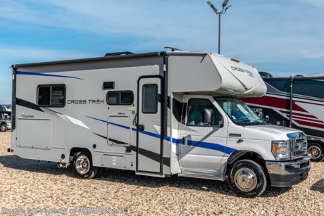 6-23-21 &lt;a href=&quot;http://www.mhsrv.com/coachmen-rv/&quot;&gt;&lt;img src=&quot;http://www.mhsrv.com/images/sold-coachmen.jpg&quot; width=&quot;383&quot; height=&quot;141&quot; border=&quot;0&quot;&gt;&lt;/a&gt;  MSRP $99,700. New 2021 Coachmen Cross Trek XL 23XG. The Cross Trek is one of the best values in class C RVs. The 23XG measures approximately 25 feet 10 inches in length. Floor plan highlights include U-shaped kitchen dinette, streamlined cabover bunk for increased visibility and a massive rear exterior storage bay great for extended off grid camping! It rides the Ford&#174; chassis with the all new high performance V-8 engine. Optional equipment includes passenger swivel seat, dual auxiliary batteries, cockpit folding table, child safety net and ladder, exterior entertainment center, side-view cameras, spare tire, exterior windshield cover, upgraded 15K A/C with heat pump, and the Cross Trek XL Package which includes a 4KW generator, color infused sidewalls, power awning, Coachmen Comfort Ride air assist (N/A 22/23XG), exterior LED Halo tail lights, stainless steel wheel inserts, running boards, hitch, heated tank pad, water port, black tank flush, solar power prep, Omni&#174; directional antenna, touchscreen radio, back-up camera and monitor, coach TV, window shades, refrigerator, microwave, cooktop, charging center, ducted furnace, A/C, water heater, and LED interior lights. Additionally, the Coachmen Cross Trek XL features a host of standard features and construction highlights that include a crowned and laminated roof, Azdel&#174; Lamilux 4000 sidewalls and rear wall, hardwood shaker FPI doors and solid drawers, roller bearing drawer glides, skylight over shower, LED marker lights, power windows and locks, USB port and much more! For additional details on this unit and our entire inventory including brochures, window sticker, videos, photos, reviews &amp; testimonials as well as additional information about Motor Home Specialist and our manufacturers please visit us at MHSRV.com or call 800-335-6054. At Motor Home Specialist, we DO NOT charge any prep or orientation fees like you will find at other dealerships. All sale prices include a 200-point inspection, interior &amp; exterior wash, detail service and a fully automated high-pressure rain booth test and coach wash that is a standout service unlike that of any other in the industry. You will also receive a thorough coach orientation with an MHSRV technician, a night stay in our delivery park featuring landscaped and covered pads with full hook-ups and much more! Read Thousands upon Thousands of 5-Star Reviews at MHSRV.com and See What They Had to Say About Their Experience at Motor Home Specialist. WHY PAY MORE? WHY SETTLE FOR LESS?