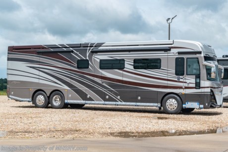 9/20/21  &lt;a href=&quot;http://www.mhsrv.com/american-coach-rv/&quot;&gt;&lt;img src=&quot;http://www.mhsrv.com/images/sold-americancoach.jpg&quot; width=&quot;383&quot; height=&quot;141&quot; border=&quot;0&quot;&gt;&lt;/a&gt;  MSRP $618,597. All New 2021 American Coach Dream 42V Bath &amp; 1/2 rides on a custom-built Liberty by Freightliner chassis and is powered by a Cummins ISX turbocharged diesel engine with 450HP and 1250 ft. lbs. of torque. New Features for 2021 include push button start, automatic headlights, LCD dash display, new lower front cap, HWH flush slide system, HWH leveling system, blind spot detection system, additional insulation to front cap, upgraded generator, LED headlights, new dash with dual 10&quot; monitors, Samsung appliances, Samsung A/V, CPAP machine area added above bed, tiled slide floor, soft close latches, new articulating bed and more. This luxury bath &amp; 1/2 diesel motor home is approximately 42 feet and 11.5 inches in length and features a large shower, diesel Aqua Hot with rear ducted exhaust, independent front suspension, 20,000 lb. hitch receiver, Ultra Steer with Passive Steer on tag axle, high output dash climate control, 6-way power driver and passenger seating with lumbar support and power footrests as well as heated tile flooring throughout. Options include technology package, satellite, roof mounted second awning, dishwasher, motion power lounge, exterior freezer, 1st full bay 90in slide out tray, Onguard Collision Mitigation, and a 2nd bay split slide-out tray. The 2021 American Coach Dream has a host of features including a full tile shower with teak bench, inverted three piece mirrors with integrated side cameras, 2800W Pure Sine Wave inverter, 12.5KW generator with power slide, lopro roof A/Cs with condensation lines, hydraulic and air leveling, contemporary ceiling plenum, large 4K TVs in the interior, Firefly multiplex system with Vega touchscreen, recessed cooktop with solid surface covers, fully enclosed roof ducting, security safe with keypad, residential refrigerator, articulating bed with deep overhead cabinets, RGB undercoach lighting, front stainless accents with backlit Dream logo, under slide-box LED lighting, Avionics entry door with air latches, bus-style fully enclosed entryway and so much more. 2021 products now feature the new American Coach Platinum Experience Warranty including 2 Year/24,000 mile limited warranty, 5 Year/50,000 mile structural warranty (including delamination), 3 Years Road side assistance through REV Assist, and a One year membership into the American Coach Association, the official club for American Coach owners Dedicated Concierge Team available via phone, email, online. For additional details on this unit and our entire inventory including brochures, window sticker, videos, photos, reviews &amp; testimonials as well as additional information about Motor Home Specialist and our manufacturers please visit us at MHSRV.com or call 800-335-6054. At Motor Home Specialist, we DO NOT charge any prep or orientation fees like you will find at other dealerships. All sale prices include a 200-point inspection, interior &amp; exterior wash, detail service and a fully automated high-pressure rain booth test and coach wash that is a standout service unlike that of any other in the industry. You will also receive a thorough coach orientation with an MHSRV technician, a night stay in our delivery park featuring landscaped and covered pads with full hook-ups and much more! Read Thousands upon Thousands of 5-Star Reviews at MHSRV.com and See What They Had to Say About Their Experience at Motor Home Specialist. WHY PAY MORE? WHY SETTLE FOR LESS?