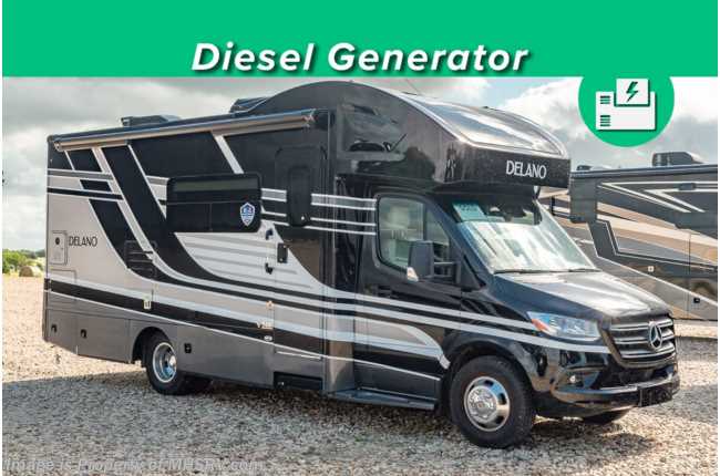 2023 Thor Motor Coach Delano Sprinter 24FB Sprinter Diesel RV for Sale W/ FBP, Diesel Generator, ALJ &amp; Safety Tether