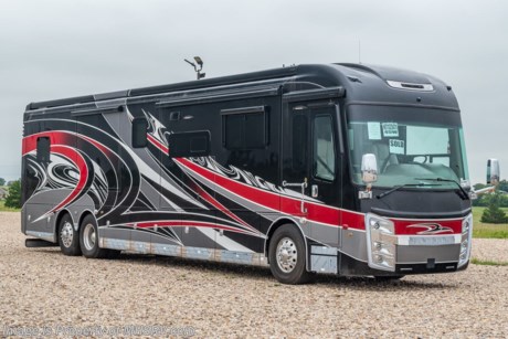 /SOLD 7-29-21 MSRP $762,998. All New 2021 Entegra Cornerstone Model 45W Bath &amp; 1/2 is approximately 44 feet 11 inches in length and rides on a Spartan K3 tag axle chassis with IFS featuring Entegra’s exclusive X-Bridge framing, powered by a Cummins 15-liter ISX turbocharged 605HP engine 1,950 lb. ft. torque at 1,200 RPM, an Allison 4000 series transmission and is backed by Entegra Coach&#39;s superior 2-Year/24K Mile Limited Coach &amp; 5-Year Limited Structural Warranties. Options include the beautiful full body paint &amp; graphics package, upgraded Stonewall interior, theater seating sofa, leatherette dinette booth, Winegard TRAV’LER dish network and solar panels. Entegra made the 2021 Cornerstone even more impressive with an incredible amount of updates including making the WiFi extender a standard feature, a kitchen window with slider and screen, solid pane kitchen window &amp; day/night shades for this window are electrically powered off the Vegatouch&#174; system, power driver’s cockpit window replacing the slider window, removable screen on entry door with a high grade cloth storage bag, added individual shut of valves to centralized water distribution point in wet bay, Aqua View Showermi$er with “GREEN” technology saves fresh water, free-standing dinette chairs now with industry-exclusive swivel seat base for great ergonomic functionality, additional A/C vent in rear wardrobe now on all floorplans, switched to EZ clean stainless 24” Fisher &amp; Paykel&#174; dishwasher drawer with easy access to controls, single bowl Blanco granite kitchen sink which is not only non-porous &amp; hygienic but resistant to stains, scratches and chips, upscale tile on the floor, backsplash and shower high class quartz countertops, Saniflo macerator toilet, replaced the touch lights with the standard LED lights used throughout the rest of the coach and many more updates. For more complete details on this unit and our entire inventory including brochures, window sticker, videos, photos, reviews &amp; testimonials as well as additional information about Motor Home Specialist and our manufacturers please visit us at MHSRV.com or call 800-335-6054. At Motor Home Specialist, we DO NOT charge any prep or orientation fees like you will find at other dealerships. All sale prices include a 200-point inspection, interior &amp; exterior wash, detail service and a fully automated high-pressure rain booth test and coach wash that is a standout service unlike that of any other in the industry. You will also receive a thorough coach orientation with an MHSRV technician, an RV Starter&#39;s kit, a night stay in our delivery park featuring landscaped and covered pads with full hook-ups and much more! Read Thousands upon Thousands of 5-Star Reviews at MHSRV.com and See What They Had to Say About Their Experience at Motor Home Specialist. WHY PAY MORE?... WHY SETTLE FOR LESS?