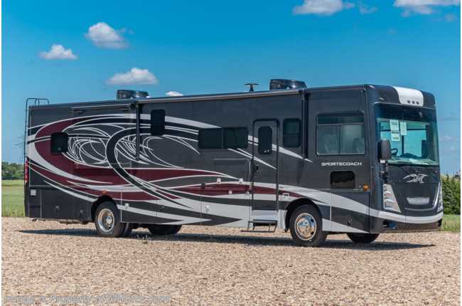 2022 Sportscoach Sportscoach SRS 365RB Bath &amp; 1/2 W/ Theater Seats, W/D, King, 340HP, Ext Kitchen &amp; OH Loft