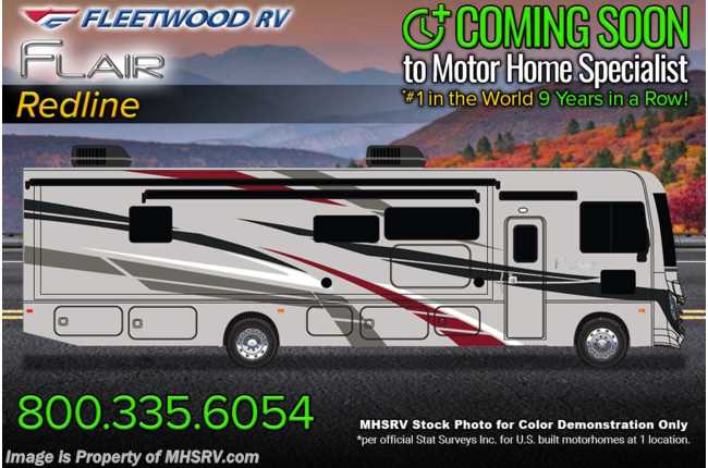 2023 Fleetwood Flair 29M W/ Oceanfront Collection, Dual A/Cs, King Bed