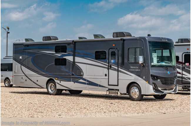 2022 Holiday Rambler Invicta 36DB 2 Full Bath Bunk Model W/ Theater Seats, King, W/D, Oceanfront Collection