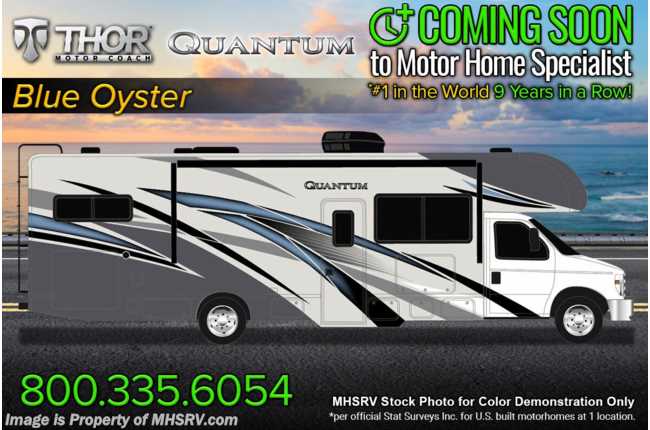 2023 Thor Motor Coach Quantum WS31 W/ Dual A/Cs, Luxury Collection, Solar, MORryde© Suspension
