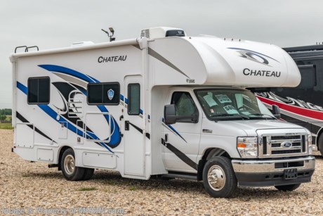  The new 2021 Thor Motor Coach Chateau Class C RV 25V is approximately 26 feet 11 inches in length featuring a Chevrolet chassis. New features for the 2021 Chateau a new dash stereo, all new exteriors, new flooring, decorative kitchen glass inserts, new valance &amp; headboards, LED taillights and much more. Additional options include Home Collection decor, electric stabilizing system, heated remote and side view cameras, leatherette driver &amp; passenger chairs, cockpit carpet mat, keyless cab entry, valve stem extenders, dash applique, 3 burner range with glass cover, convection micorwvae, 100W solar charging system with controller, cab-over safety net, single child safety tether, bedroom TV, exterior entertainment center, upgraded A/C, second auxiliary battery, outside shower, and holding tanks with heat pads. The Chateau RV has an incredible list of standard features including power windows and locks, power patio awning with integrated LED lighting, roof ladder, in-dash media center AM/FM &amp; Bluetooth, power vent in bath, skylight above shower, Onan generator, cab A/C and so much more. For additional details on this unit and our entire inventory including brochures, window sticker, videos, photos, reviews &amp; testimonials as well as additional information about Motor Home Specialist and our manufacturers please visit us at MHSRV.com or call 800-335-6054. At Motor Home Specialist, we DO NOT charge any prep or orientation fees like you will find at other dealerships. All sale prices include a 200-point inspection, interior &amp; exterior wash, detail service and a fully automated high-pressure rain booth test and coach wash that is a standout service unlike that of any other in the industry. You will also receive a thorough coach orientation with an MHSRV technician, a night stay in our delivery park featuring landscaped and covered pads with full hook-ups and much more! Read Thousands upon Thousands of 5-Star Reviews at MHSRV.com and See What They Had to Say About Their Experience at Motor Home Specialist. WHY PAY MORE? WHY SETTLE FOR LESS?