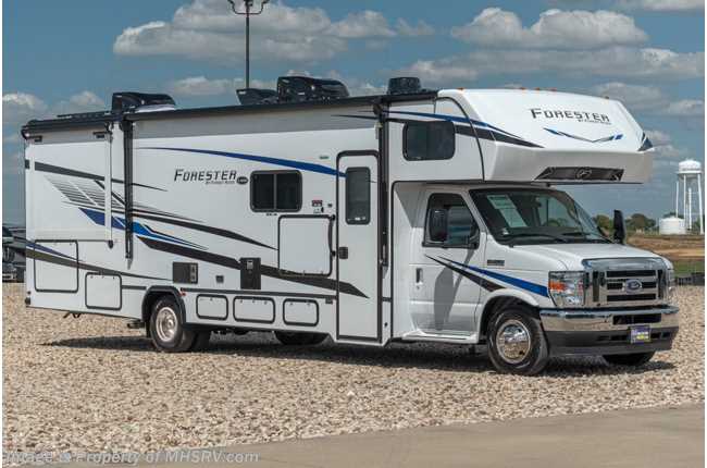 2022 Forest River Forester 3011DS W/ Theater Seats, 2 A/Cs, Solar, Ext TV, Auto Jacks
