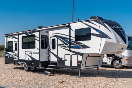 5-31-21  &lt;a href=&quot;http://www.mhsrv.com/other-rvs-for-sale/dutchmen-rv/&quot;&gt;&lt;img src=&quot;http://www.mhsrv.com/images/sold-dutchmen.jpg&quot; width=&quot;383&quot; height=&quot;141&quot; border=&quot;0&quot;&gt;&lt;/a&gt;  Used Dutchmen RV for sale- 2018 Dutchmen Voltage 3655 Bunk Model with 3 slides. This RV is approximately 39 feet and 4 inches and features a hydraulic automatic leveling system, 2 Ducted A/Cs, 5.5KW Onan generator, electric/gas water heater, power patio awning, pass thru storage, LED running lights, docking lights, black tank rinsing system, exterior shower, exterior entertainment, central vacuum, fireplace, power roof vents, night shades, solid surface kitchen counters with sink covers, 3 burner range with oven, glass door shower with seat, 3 Flat Panel TVs and much more. For additional information and photos please visit Motor Home Specialist at www.MHSRV.com or call 800-335-6054.