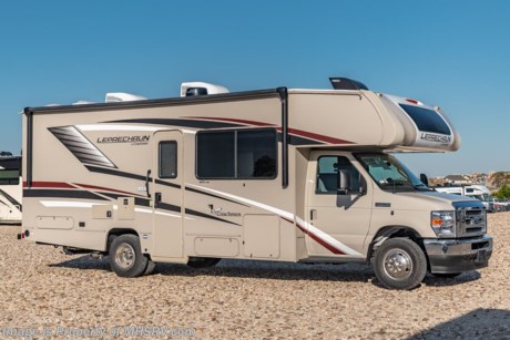 1-6-22 &lt;a href=&quot;http://www.mhsrv.com/coachmen-rv/&quot;&gt;&lt;img src=&quot;http://www.mhsrv.com/images/sold-coachmen.jpg&quot; width=&quot;383&quot; height=&quot;141&quot; border=&quot;0&quot;&gt;&lt;/a&gt;  MSRP $132,971. New 2021 Coachmen Leprechaun Model 260DS. This Luxury Class C RV measures approximately 27 feet 11 inches in length and is powered by V-8 7.3L engine and a Ford E-450 chassis. Motor Home Specialist includes the CRV Comfort Ride Premier Package option which features Bilstein front shocks (N/A on Chevy chassis), Firestone Ride-Rite adjustable rear air bags, stability control, dynamic balanced drive shaft system, heavy duty front and rear stabilizer bars that help to make the Leprechaun an amazingly comfortable ride. Additional options include the caramel painted cab, driver &amp; passenger swivel seats, exterior camp kitchen table, dual A/Cs, equalizer stabilizer jacks and exterior entertainment center. Not only that but we have added in the Power Plus Package featuring Sideview Cameras, 6 Gallon Gas &amp; Electric Water Heater, Convection Oven, Heated Holding Tanks, and Heated Remote Mirrors. For more complete details on this unit and our entire inventory including brochures, window sticker, videos, photos, reviews &amp; testimonials as well as additional information about Motor Home Specialist and our manufacturers please visit us at MHSRV.com or call 800-335-6054. At Motor Home Specialist, we DO NOT charge any prep or orientation fees like you will find at other dealerships. All sale prices include a 200-point inspection, interior &amp; exterior wash, detail service and a fully automated high-pressure rain booth test and coach wash that is a standout service unlike that of any other in the industry. You will also receive a thorough coach orientation with an MHSRV technician, an RV Starter&#39;s kit, a night stay in our delivery park featuring landscaped and covered pads with full hook-ups and much more! Read Thousands upon Thousands of 5-Star Reviews at MHSRV.com and See What They Had to Say About Their Experience at Motor Home Specialist. WHY PAY MORE?... WHY SETTLE FOR LESS?
