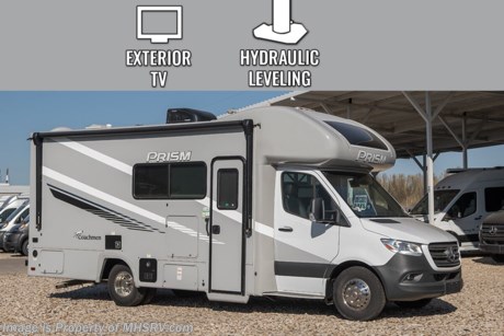 5-29 &lt;a href=&quot;http://www.mhsrv.com/coachmen-rv/&quot;&gt;&lt;img src=&quot;http://www.mhsrv.com/images/sold-coachmen.jpg&quot; width=&quot;383&quot; height=&quot;141&quot; border=&quot;0&quot;&gt;&lt;/a&gt; MSRP $160,129. All New 2022 Coachmen Prism Select 24FS for sale at Motor Home Specialist; the #1 volume selling motor home dealership in the world. The Coachmen Prism is a luxurious, easy to drive, multi-use touring vehicle that provides unique styling and amenities. Options on this well appointed RV include dual auxiliary battery, exterior entertainment center, dual recliners &amp; table, and hydraulic leveling jacks. The Prism boasts an impressive list of features that include aluminum laminate sidewalls, high gloss color infused fiberglass, vinyl graphics, slide-out topper awnings, 3.6KW Onan LP generator, stainless still wheel inserts, 5K lb. hitch W/ 7-way plug, exterior LED marker lights, 3 camera monitoring system, solar power prep, power awning, molded plastic front cabover, rotating/reclining pilot &amp; co-pilot seats, hardwood cabinet doors, day/night window shades, full extension ball bearing drawer guides, 12V USB charging stations, wireless phone charger, child safety tether, interior LED lights, seamless thermofoil countertop, 3 burner range with oven, gas/electric water heater, upgraded mattress, WiFi ranger and much more! For additional details on this unit and our entire inventory including brochures, window sticker, videos, photos, reviews &amp; testimonials as well as additional information about Motor Home Specialist and our manufacturers please visit us at MHSRV.com or call 800-335-6054. At Motor Home Specialist, we DO NOT charge any prep or orientation fees like you will find at other dealerships. All sale prices include a 200-point inspection, interior &amp; exterior wash, detail service and a fully automated high-pressure rain booth test and coach wash that is a standout service unlike that of any other in the industry. You will also receive a thorough coach orientation with an MHSRV technician, a night stay in our delivery park featuring landscaped and covered pads with full hook-ups and much more! Read Thousands upon Thousands of 5-Star Reviews at MHSRV.com and See What They Had to Say About Their Experience at Motor Home Specialist. WHY PAY MORE? WHY SETTLE FOR LESS?