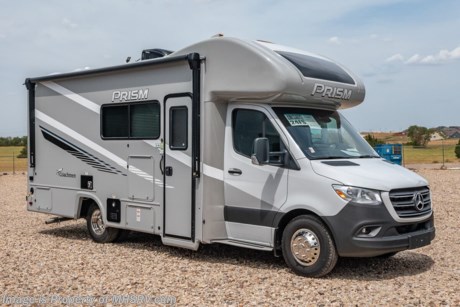 1/16/23  &lt;a href=&quot;http://www.mhsrv.com/coachmen-rv/&quot;&gt;&lt;img src=&quot;http://www.mhsrv.com/images/sold-coachmen.jpg&quot; width=&quot;383&quot; height=&quot;141&quot; border=&quot;0&quot;&gt;&lt;/a&gt;  MSRP $158,459. All New 2023 Coachmen Prism Select 24FS for sale at Motor Home Specialist; the #1 volume selling motor home dealership in the world. The Coachmen Prism is a luxurious, easy to drive, multi-use touring vehicle that provides unique styling and amenities. Options on this well appointed RV include dual auxiliary battery, exterior entertainment center, and hydraulic leveling jacks. The Prism boasts an impressive list of features that include aluminum laminate sidewalls, high gloss color infused fiberglass, vinyl graphics, slide-out topper awnings, 3.6KW Onan LP generator, stainless still wheel inserts, 5K lb. hitch W/ 7-way plug, exterior LED marker lights, 3 camera monitoring system, solar power prep, power awning, molded plastic front cabover, rotating/reclining pilot &amp; co-pilot seats, hardwood cabinet doors, day/night window shades, full extension ball bearing drawer guides, 12V USB charging stations, wireless phone charger, child safety tether, interior LED lights, seamless thermofoil countertop, 3 burner range with oven, gas/electric water heater, upgraded mattress, WiFi ranger and much more! For additional details on this unit and our entire inventory including brochures, window sticker, videos, photos, reviews &amp; testimonials as well as additional information about Motor Home Specialist and our manufacturers please visit us at MHSRV.com or call 800-335-6054. At Motor Home Specialist, we DO NOT charge any prep or orientation fees like you will find at other dealerships. All sale prices include a 200-point inspection, interior &amp; exterior wash, detail service and a fully automated high-pressure rain booth test and coach wash that is a standout service unlike that of any other in the industry. You will also receive a thorough coach orientation with an MHSRV technician, a night stay in our delivery park featuring landscaped and covered pads with full hook-ups and much more! Read Thousands upon Thousands of 5-Star Reviews at MHSRV.com and See What They Had to Say About Their Experience at Motor Home Specialist. WHY PAY MORE? WHY SETTLE FOR LESS?