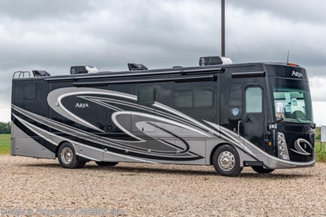 1/4/22  &lt;a href=&quot;http://www.mhsrv.com/thor-motor-coach/&quot;&gt;&lt;img src=&quot;http://www.mhsrv.com/images/sold-thor.jpg&quot; width=&quot;383&quot; height=&quot;141&quot; border=&quot;0&quot;&gt;&lt;/a&gt;  MSRP $376,350. The New 2022 Thor Motor Coach Aria Diesel Pusher Model 3901 is approximately 39 feet 11 inches in length and features (3) slide-out rooms, drop down overhead bunk, fireplace, king size Tilt-A-View inclining bed, stainless steel residential refrigerator, solid surface counter tops, stack washer/dryer, rear master bath w/ dual sinks and (2) ducted 15,000 BTU A/Cs with heat pumps. The Aria is powered by a Cummins 360HP diesel engine, Freightliner XC-R raised rail chassis, Allison automatic transmission Air-Ride suspension and features automatic leveling jacks with touch pad controls, touchscreen dash radio with GPS, polished tile floors and much more. For more complete details on this unit and our entire inventory including brochures, window sticker, videos, photos, reviews &amp; testimonials as well as additional information about Motor Home Specialist and our manufacturers please visit us at MHSRV.com or call 800-335-6054. At Motor Home Specialist, we DO NOT charge any prep or orientation fees like you will find at other dealerships. All sale prices include a 200-point inspection, interior &amp; exterior wash, detail service and a fully automated high-pressure rain booth test and coach wash that is a standout service unlike that of any other in the industry. You will also receive a thorough coach orientation with an MHSRV technician, an RV Starter&#39;s kit, a night stay in our delivery park featuring landscaped and covered pads with full hook-ups and much more! Read Thousands upon Thousands of 5-Star Reviews at MHSRV.com and See What They Had to Say About Their Experience at Motor Home Specialist. WHY PAY MORE?... WHY SETTLE FOR LESS?